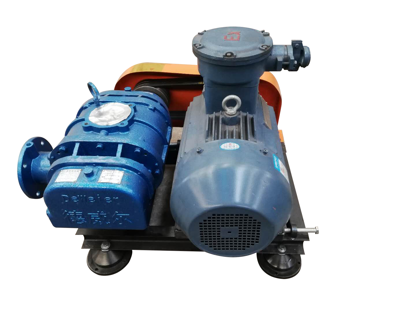 鎳磷防腐防爆羅茨風(fēng)機實拍圖片