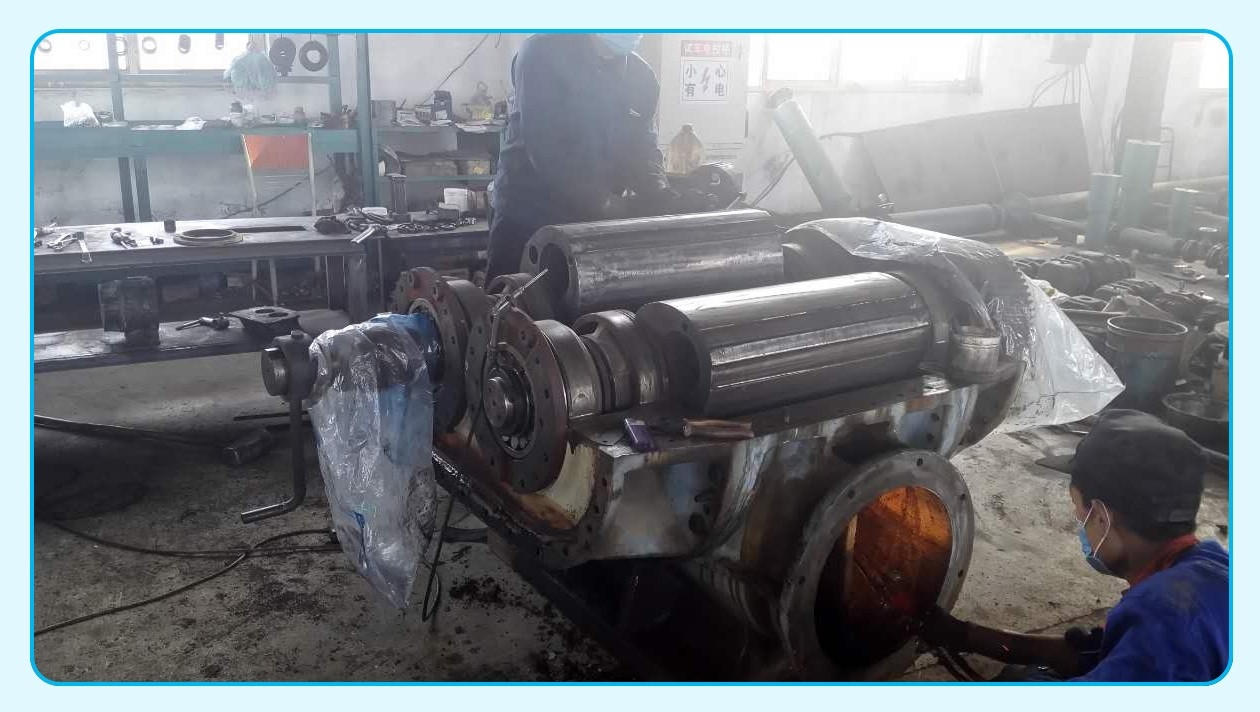 羅茨風(fēng)機(jī)維修圖四 羅茨風(fēng)機(jī)維修圖四